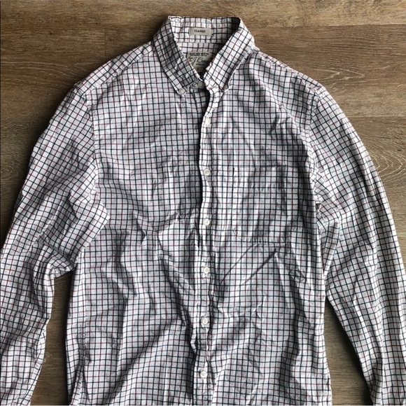 J. Crew Stretch Shirt in Tattersail Organic Cotton - Picture 5 of 8